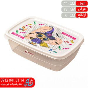 باکس گرد شفاف روبيتا//14عددي