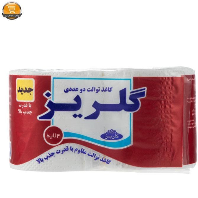 دستمال توالت دو قلو مرسده دي//24عددي