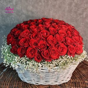 سبد ميوه گل رز 2 ايده آل//36عددي