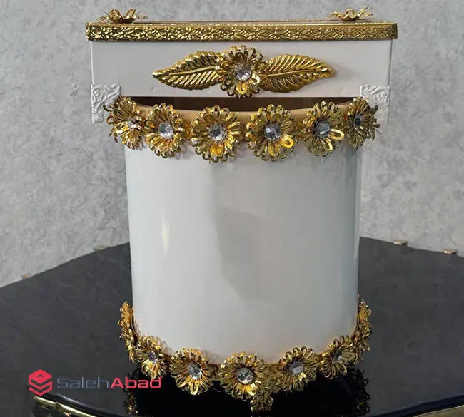 سطل کاغذ گلدار مربع راگا روبيتا//24عددي