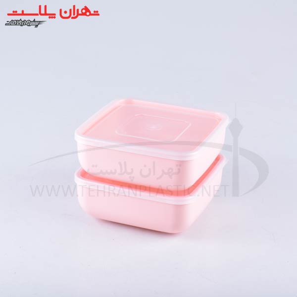 فريزري مربع 2 قلو درب گلدار 555 صائين//60عددي