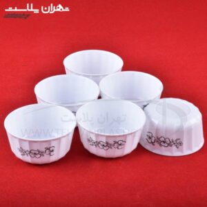 پياله ماست کريستال 6عددي کاجين//48عددي