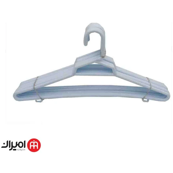 چوب لباس بزرگ استاندارد 6عددي پارسا//40سري